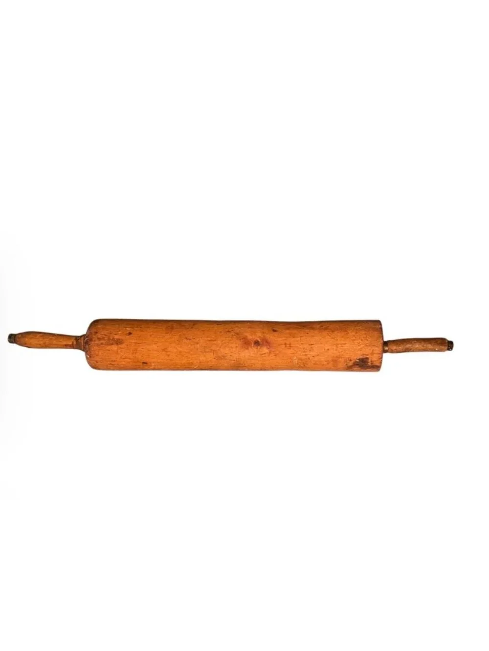 Antique Hardwood Rolling Pin Raised U 30